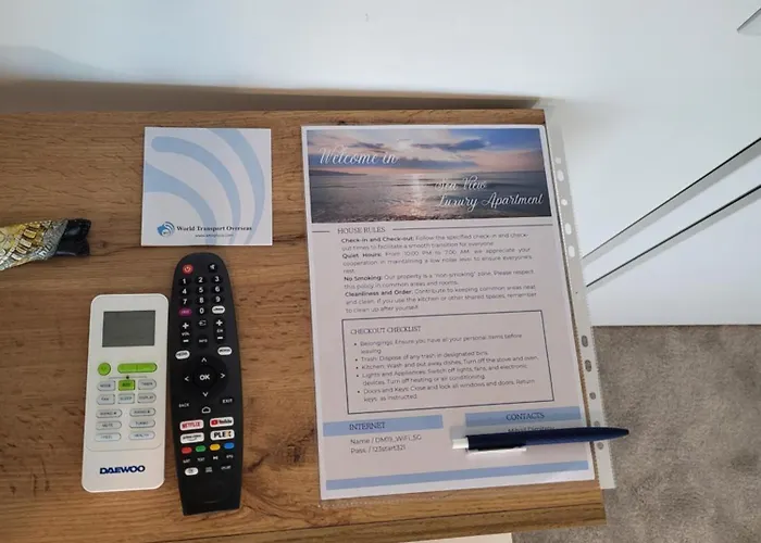 Sea View Luxury Appartment-parking Apartment