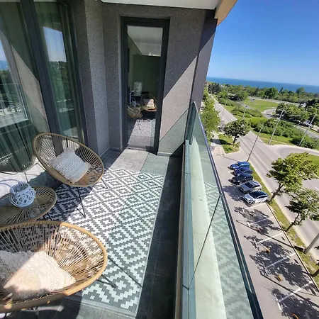 アパート Sea View Luxury Appartment-parking ヴァルナ